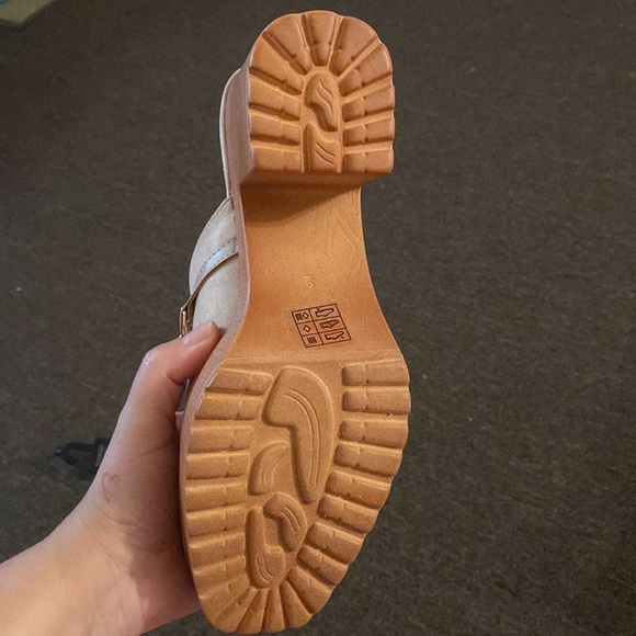 Chain Platform clog wedges - Mauve S - Picture 6 of 8